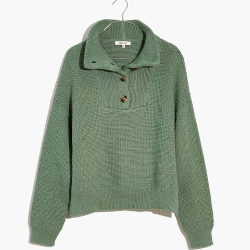 Madewell Sage Green Cowl Neck Sweater